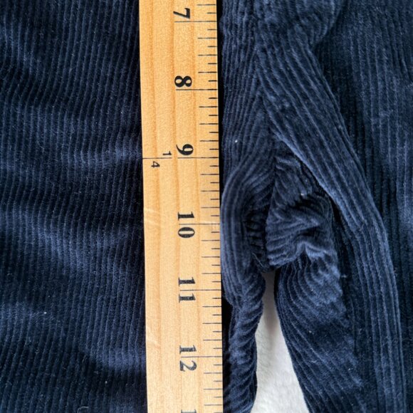 Zara Man Mens Blue/Navy Corduroy Pants Tapered Straight Leg Size 29 - Picture 6 of 7